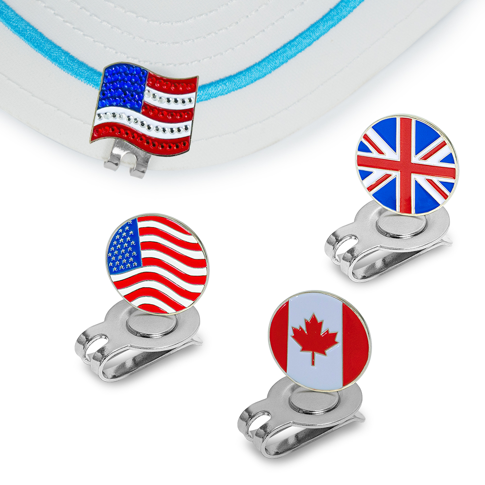 Ball Marker Set - Caiton 4Pcs Golf Hat Clips Magnetic