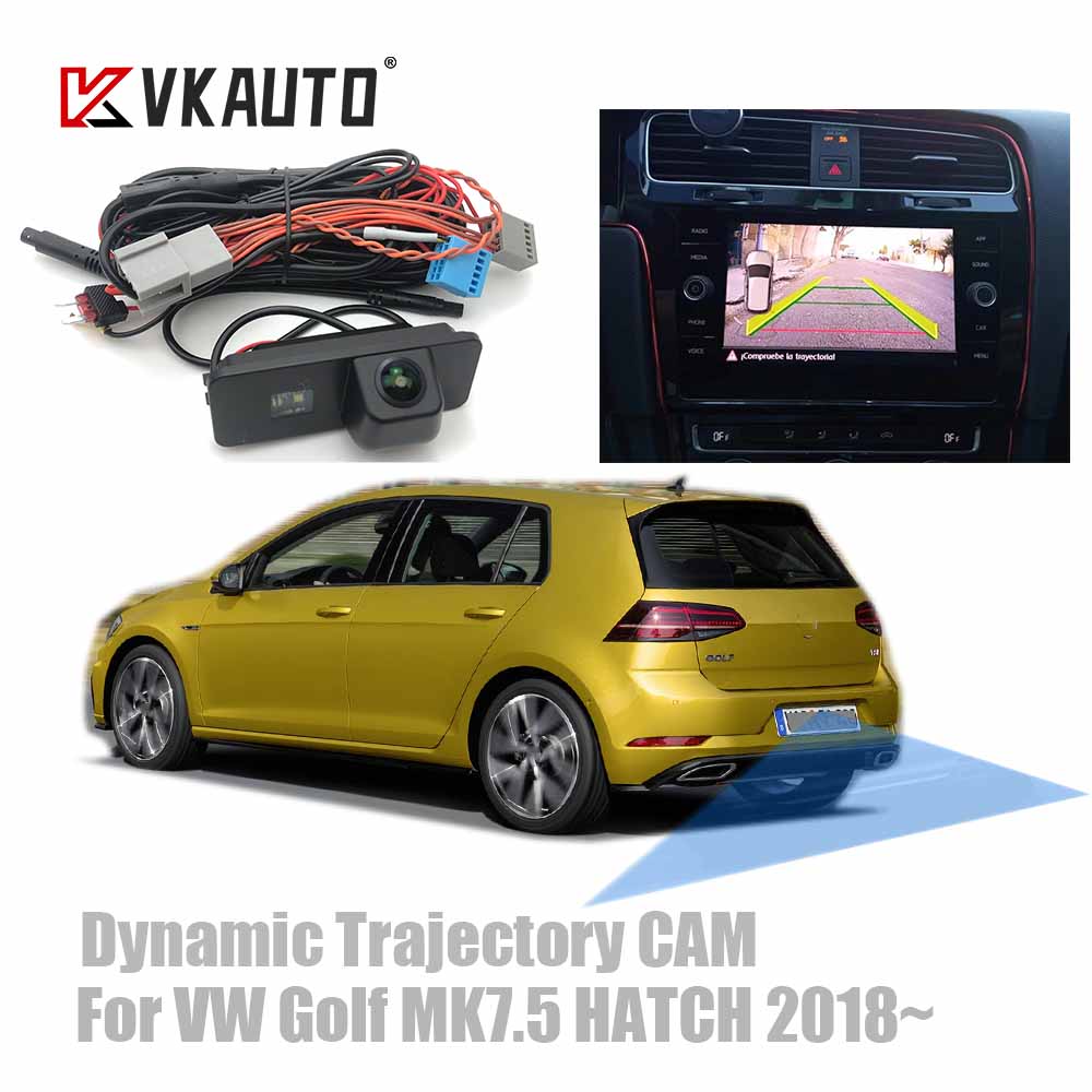 Golf Equipment Used - VKAUTO Canbus Dynamic Trajectory Camera For