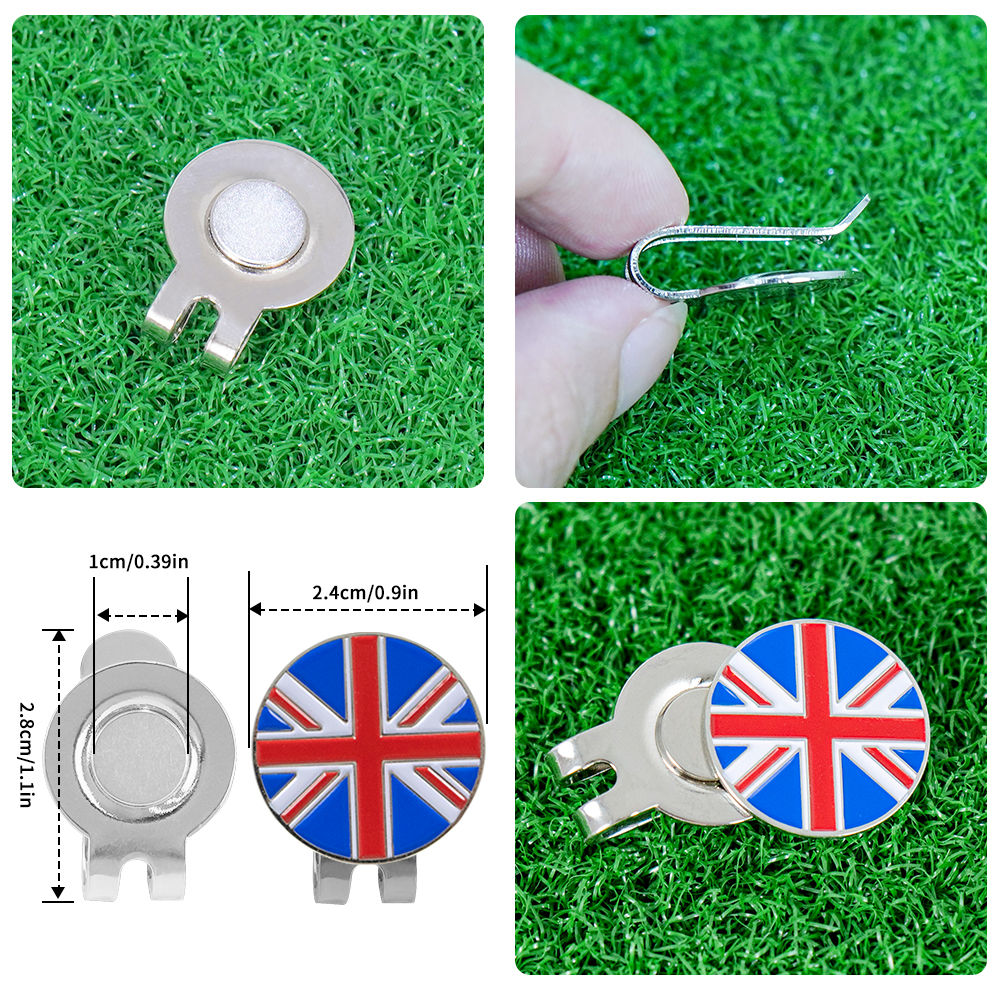Caiton 4Pcs Golf Hat Clips Mag – Ball Marker Set recenzja i cena