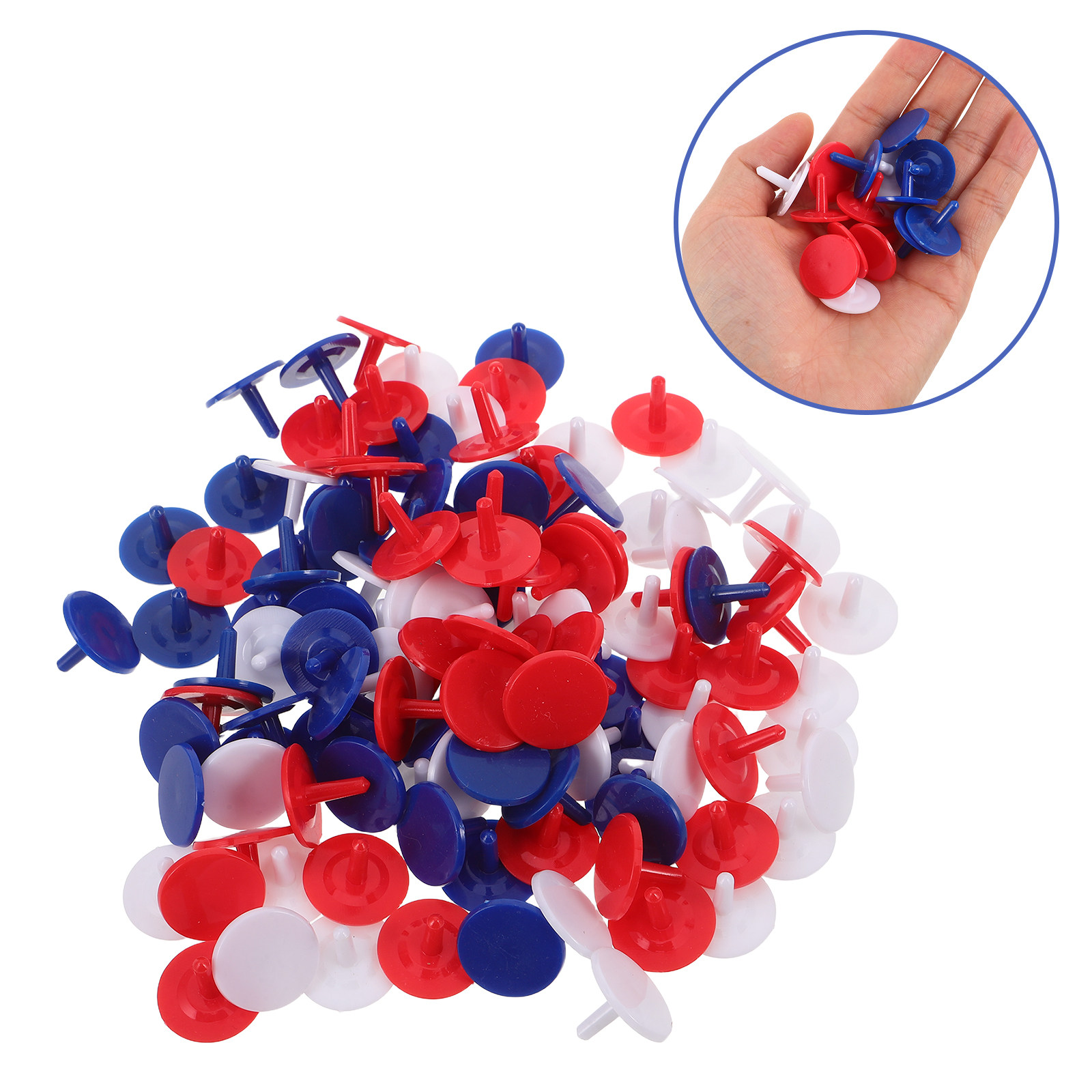 120Pcs Vibrant Round Plastic G – Ball Marker Set recenzja i cena