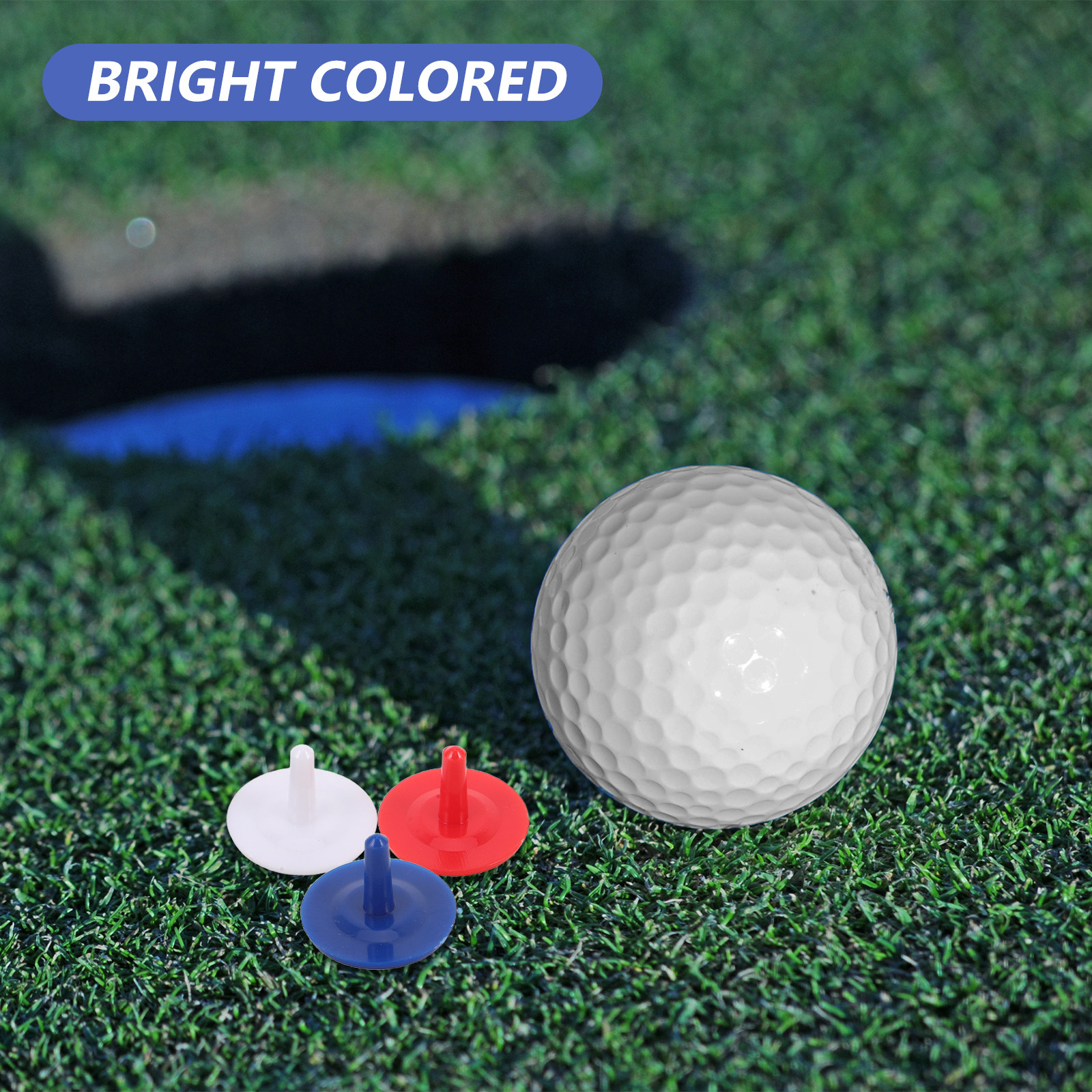 120Pcs Vibrant Round Plastic G – Ball Marker Set recenzja i cena