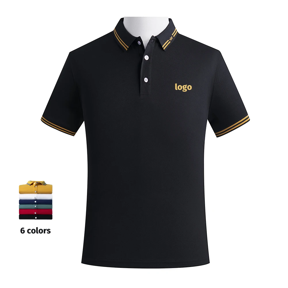 Men Polo T-shirt Logo Customiz – Golf Equipment Logo recenzja i cena